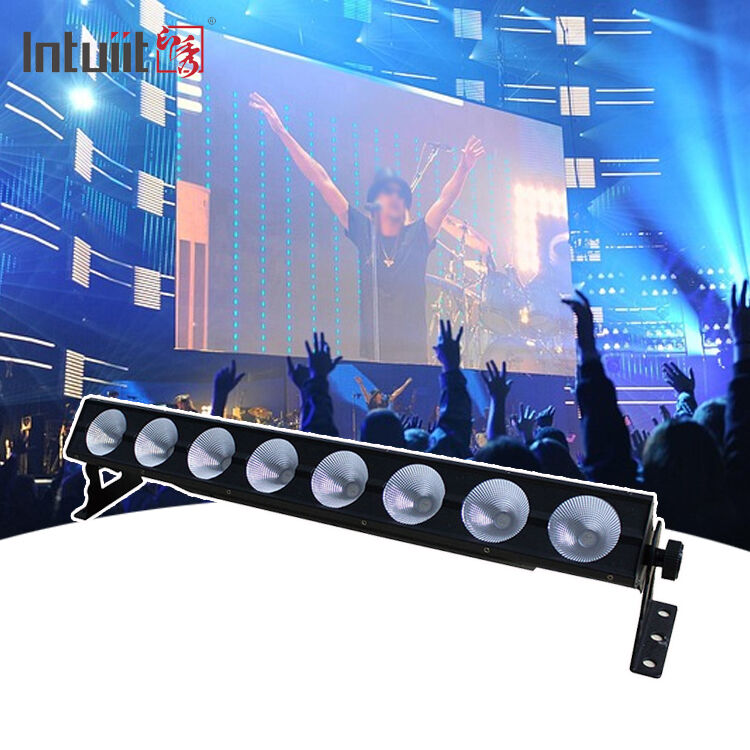 18*15W RGB 3-in-1 LED wandwasser pixelstrook geschikt voor podiumverlichting bij concerten en voorstellingen