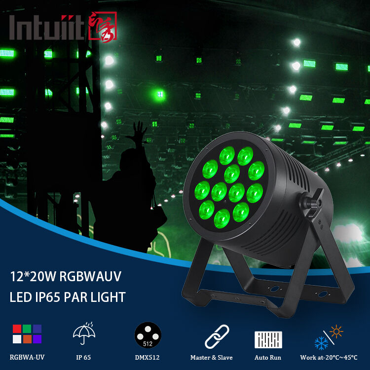 Buiten LED Par IP65 Waterdicht Led Par 12x20w RGBWA UV 6IN1 DMX Led Par Licht