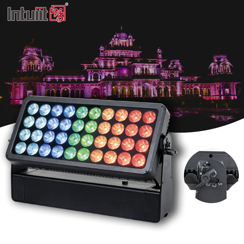 LED 40X10W RGBW 4 in 1 Buiten Waterdichte Wandwasmachine Wandlandschap LED Lamp LED Wandwasmachine Spot Schijnwerper