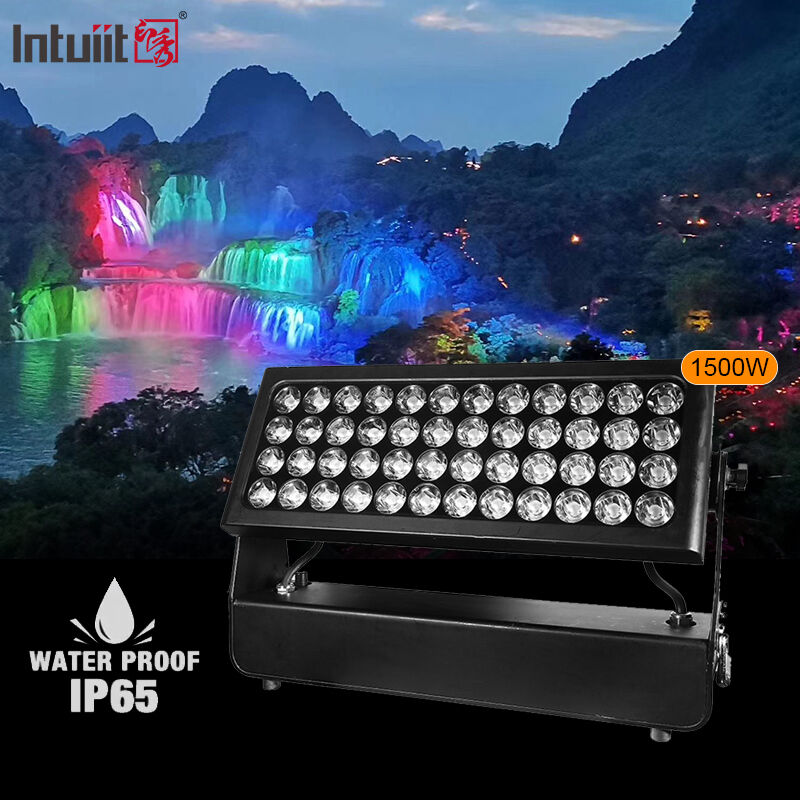 Hoog vermogen RGBW 4 in 1 1500W Led wandwasser licht voor bruiloft en landschapsarchitectuur
