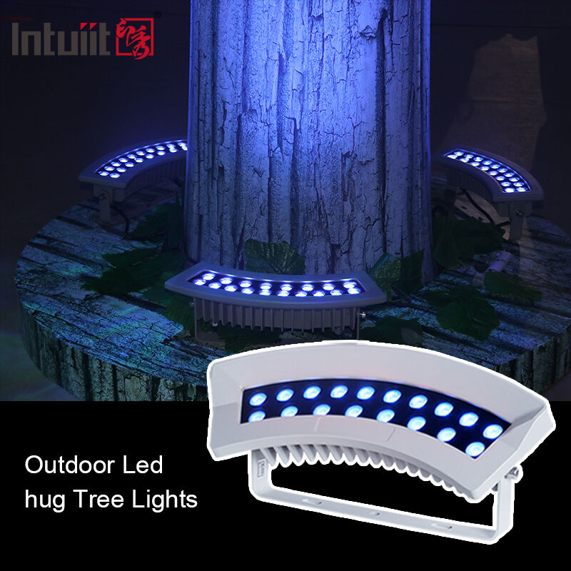 Professionele 36W RGBW LED Landschap Flood Light IP65 Buitenboomverlichting voor Park Architectuur Project