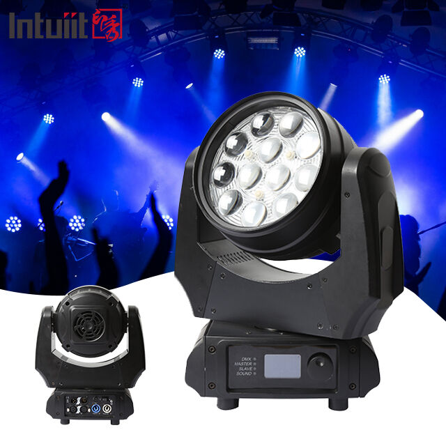 Hot Sale LED Moving Head Wash Light 12x10W RGBW 4in1 DMX512 Professionele Stage Verflamp voor trouwfeest KTV