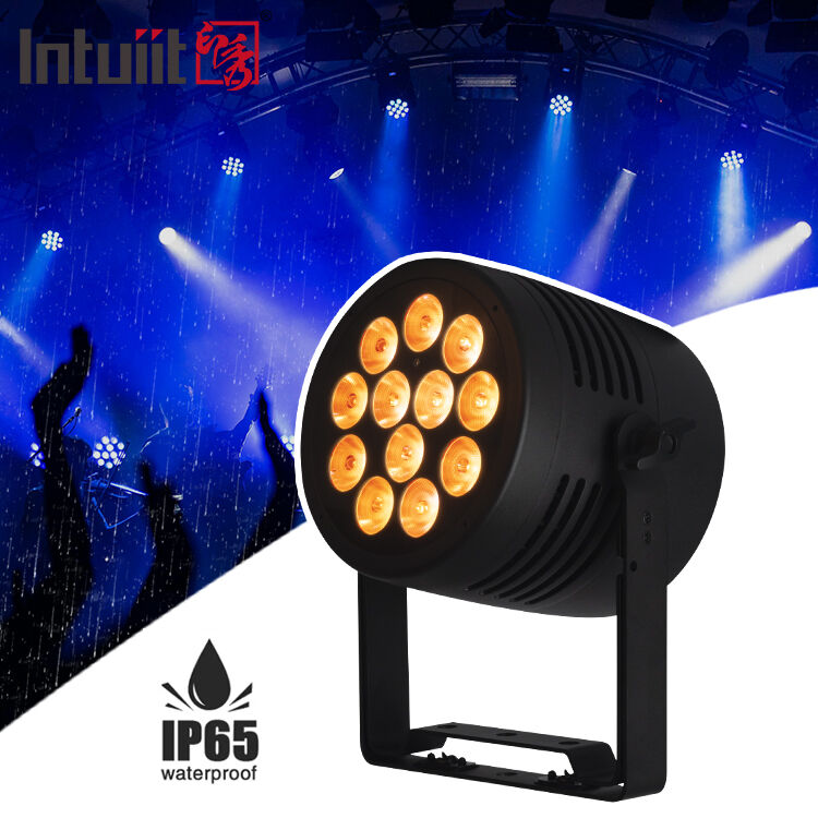 12*20W RGBWA+UV 6in1 LED Par Light IP65 Outdoor Waterproof DMX512 Stage Uplighting voor bruiloft DJ Party