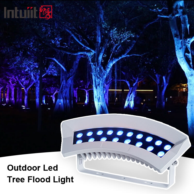 36W RGBW LED Tree Lighting for Park Garden IP65 Outdoor Landscape Lamp Color Changing Spotlights for Tree Trunk and Leaf Wash