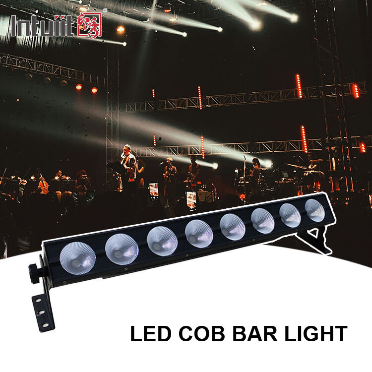 8x15W RGB 3-in-1 DMX512 LED Lineaire Wandwasser Stage Bar Light Indoor Wash Lighting voor Church Studio Event