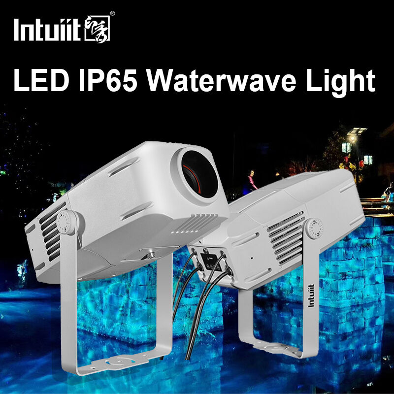Outdoor IP65 Watergolf Effect Projector | RGBW LED, 60W tot 400W Opties, DMX512, Bewegende Rimpelverlichting voor Gevels, Tuinen