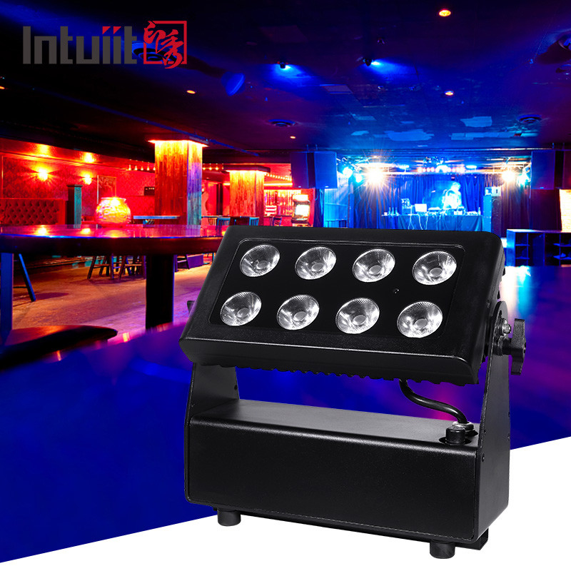 4In1 RGBW DJ Bruiloft Batterijaangedreven LED Uplight WIFI Draadloze Dmx disco Bruiloft Podiumverlichting