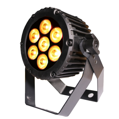 RGB 3 in 1 DJ-apparatuur 7 * 3W LED Par Can Stage Lights voor Disco Bar Club Dance