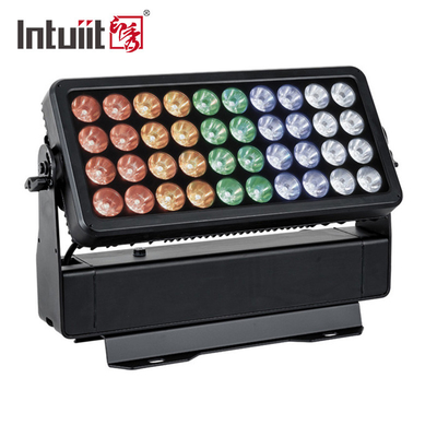Hoge de Kleuren LEIDEN van de Helderheidsstad Openluchtwas Licht IP65 Stadium Dmx RGBW 4 in 1 LEIDENE Muurwasmachine 40X10W