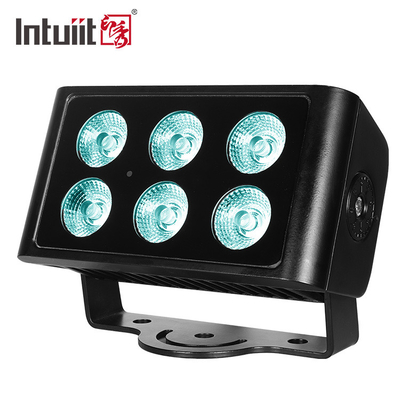 Van de LEIDENE van 6X5W DMX RGBW de Vloedlicht Muurwas voor Project de Waterdichte Openluchtstad Verlichting van de de Bouwkleur