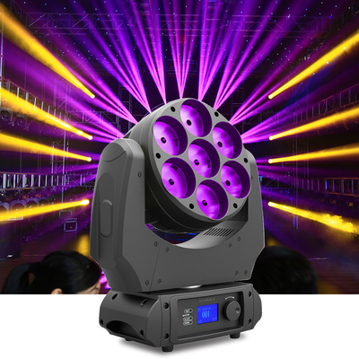 TV Studio 7x40w 4 in 1 Rgbw Beam LED Moving Head met Beam Effect Stage Light