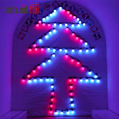 15m 20 Pixels Outdoor Stage Led RGB Lights Waterproof String Lamp voor decoratie