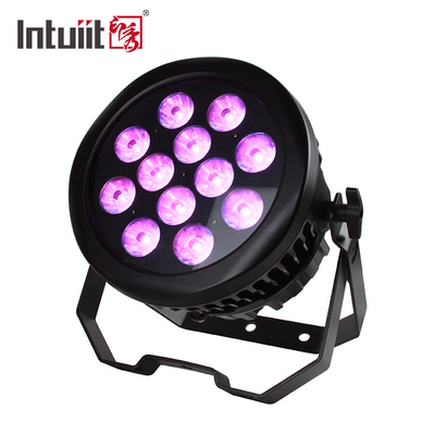 12x10w maak Geleid Pari Lichte RGBW 4 in 1 DMX512-Licht van de Stadiumwas waterdicht