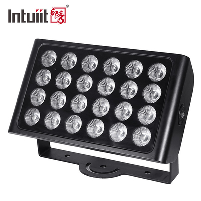 Buiten LED Flood Light Gebouw gevel 24 * 10w DMX Wandwasser IP65 RGBW Kleurmix Architectuur Scenic Park