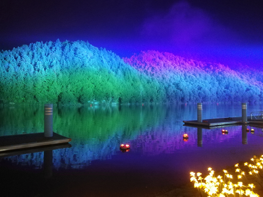 de Verlichtingsproject van 240V 35000lm Wuyishan voor het Professionele Lichtgewichtlicht van de Hoge Machtsvloed Openlucht