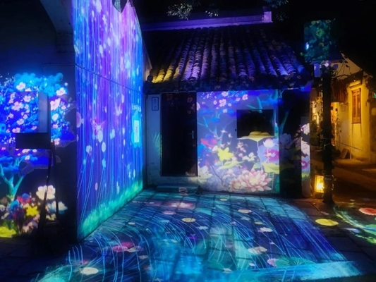 Van het Project de Openlucht Waterdichte Geleide Gobo van de stadsverlichting Lichte Beroeps voor Cultureel het Themapark van de Toerismemarkt