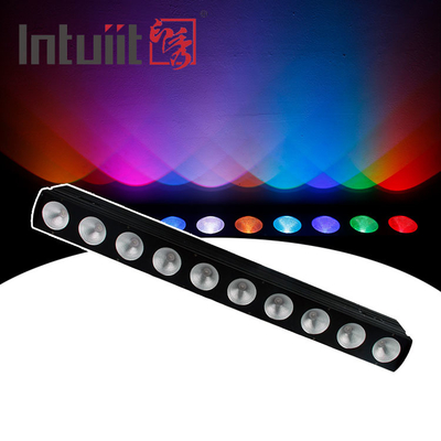 10 * Tri 9W 3 in 1 hoge luminantie schijnwerper buiten Dmx512 led muur wasmachine spotlicht