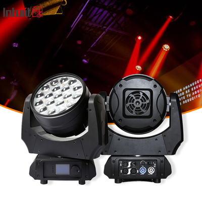 LED bewegende hoofdverlichting Wash Zoom 19X10W RGBW 4 in 1 LED Zoom Wash bewegende hoofd dj disco podiumlicht
