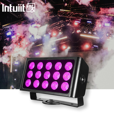 Stage Light Flood Light 15x5w RGBW Dj Lights Bar DMX512 Uplight Bar voor bruiloft Disco Party Stage Lighting