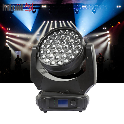LED-was 37x10W Zoom stageverlichting DMX Beam Wash Bewegende koplampen