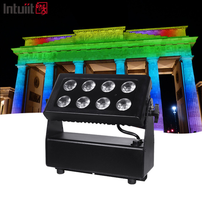 IP65 waterdicht 8x10w draadloos accu aangedreven Par Uplight Dmx Stage Led Wall Washer Light