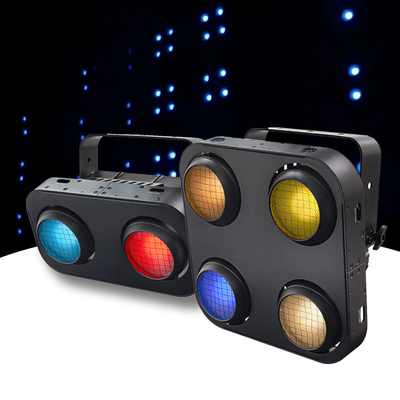 200W Cob LED Par Can Stage Light Warm White of RGB 2 Eyes LED Blinder Light DMX Publiek lichten