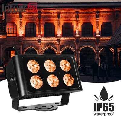 DMX512 6x5W RGBW 4in1 IP65 Waterdicht DJ Wedding Stage City Wall Washer Outdoor LED Was Flood Light