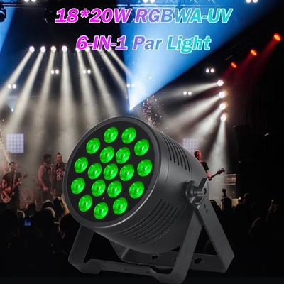 18x20 Waterproof DMX Led Par Can RGBWA UV voor Buiten Theater Bruiloft Concert Show Evenementen