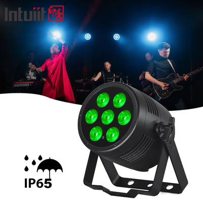 7*20W 6-in-1 LED Buiten Outdoor IP65 Waterdicht RGBWA-UV DMX 512 Besturing Par Licht