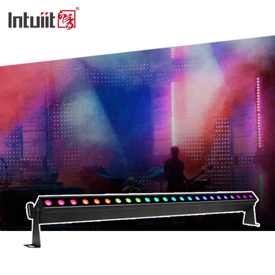 24*2W Disco DJ Accu Aangedreven Wall Washer DMX Geluidsactieve Led Podium Lichtbalk