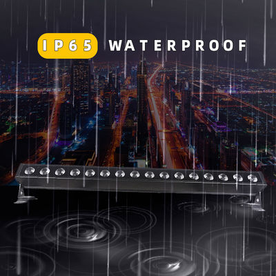 16*5W Kleurrijke Muurwasser IP65 Buiten Decoratieve Led Lineaire Buitenmuur Spotlight Gebouw Rgb Verlichting Engineering Lijnverlichting