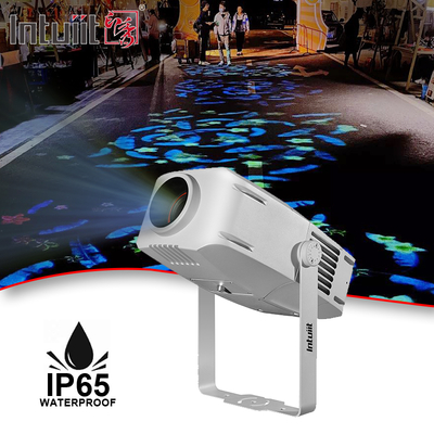 400W RGBW LED Aangepaste Logo Gobo Projector Licht IP65 Waterdichte Roterende Led Logo Projector Licht voor Buiten