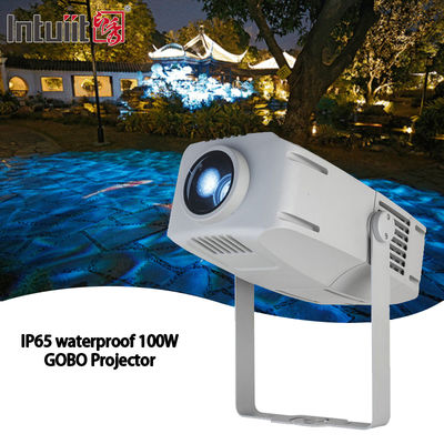 100W Kleurrijke Buiten Water Gobo Projector Nachtclub Disco Effect Licht Waterdichte Landschapslamp Licht Reclame Licht