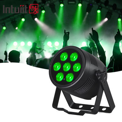 Buiten Waterdichte LED Par Lights 7x20W RGBWA UV 6in1 LED Licht DMX Besturing Podium Licht DJ Apparatuur Disco Verlichting voor Feest, Club, Bar, Bruiloft, Halloween Decoraties
