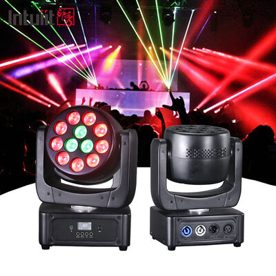 Mini Bewegende Hoofdlamp 112*8W RGBW 4 in 1 LED-straal Wasseffect Bühnenverlichting Spotlight voor DJ KTV Home Party