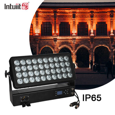 Professionele 400W LED Buitenstappenlicht RGBW 4in1 40x10W IP65 Flood Light DMX512 Waslicht voor Concert Event Festival Show