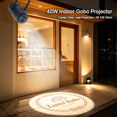 40W LED Gobo Logo Projector Commercieel reclameprojectielicht