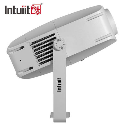 LEIDEN Gezoem Openlucht Draagbaar Mini Digital Gobo Projector Stand met Buitenlogo rotated advertising custom