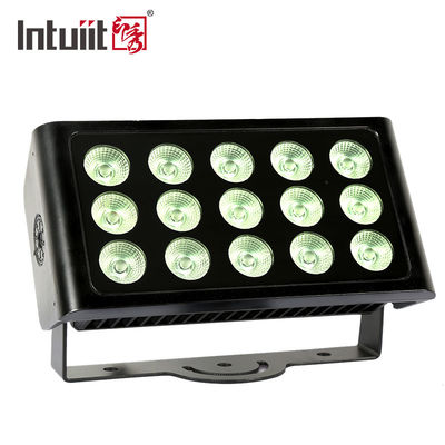 Commerciële 15*5W 4-IN-1 Rgbw Led Motions Stage Buitenverlichting Flood lichten Op stands