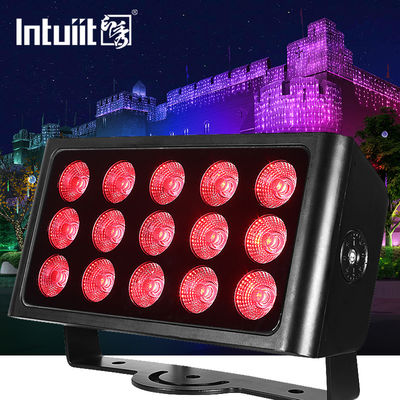 4 kleur Rgbw 4 in 1 Openlucht Geleide Waseffect Stadiumvloed Lichte 15pcs 80watt Dmx voor Levende Gebeurtenissen