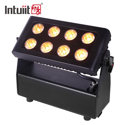 ABS Geleide Stadiumlichten Op batterijen 72W Rgbw+UV 4 in 1 Draadloze Geleide Uplight