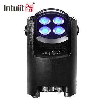 Het Stadium Licht 4*12W Draadloos Dmx Geleid Pari Op batterijen Uplights van het aluminiumhuwelijk